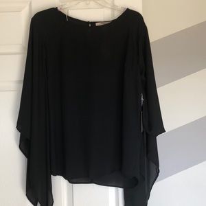Forever 21 black drape top